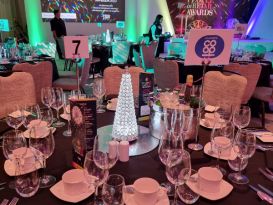 crystal cone centrepieces retail awards7 - Copy